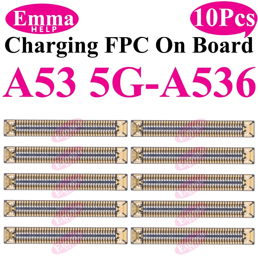 10Pcs USB Charger Charging Port FPC Connector For Samsung Galaxy A12 A22 A32 A52 A72 A02 A03 A13 A23 A33 A53 A73 Plug On Board