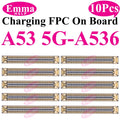 10Pcs USB Charger Charging Port FPC Connector For Samsung Galaxy A12 A22 A32 A52 A72 A02 A03 A13 A23 A33 A53 A73 Plug On Board