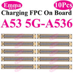 10Pcs USB Charger Charging Port FPC Connector For Samsung Galaxy A12 A22 A32 A52 A72 A02 A03 A13 A23 A33 A53 A73 Plug On Board
