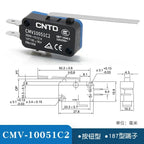 Micro Limit Switch CNTD CMV10‑051C CMV10‑051C2 Hinge Short Roller Lever 10A 250VAC 1NO1NC Plastic Housing Travel Switch for Indu