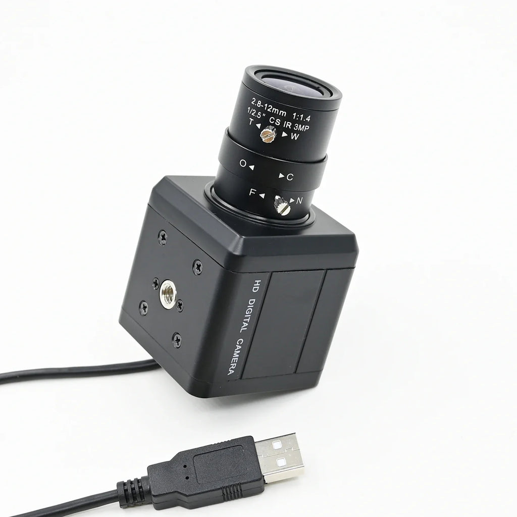 GXIVISION 2MP Global Shutter USB Camera 60FPS Color 1600X1200 Driver-Free Plug And Play Machine Vision Industrial Webcam