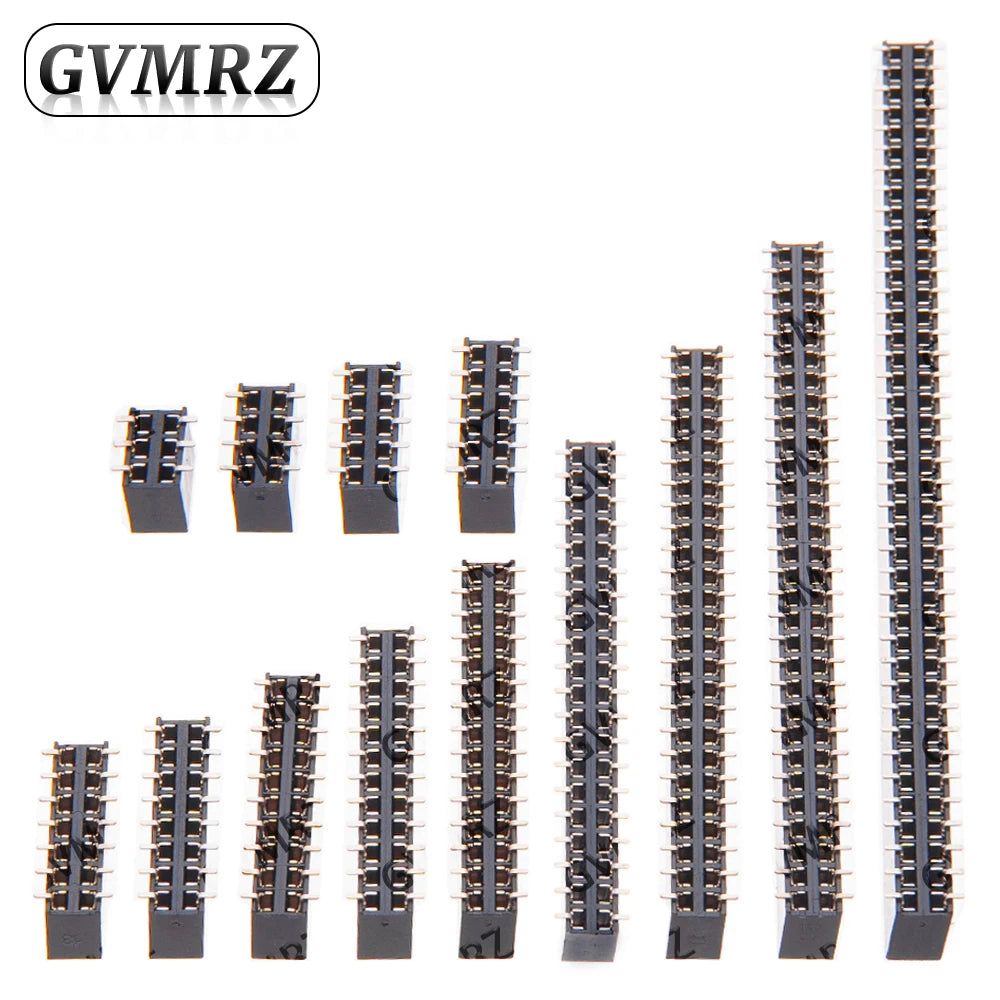 10PCS SMT 2.54mm Double Row Female Breakaway PCB Board Pin Header socket Connector Pinheader 2 * 3/4/5/6/7 2x3PIN-2X40PIN