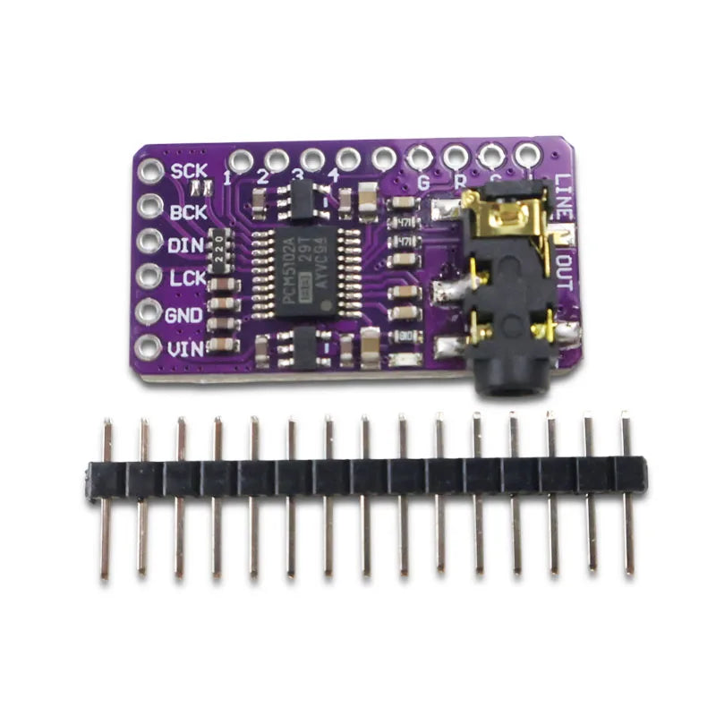 GY-PCM5102 I2S Player Module Interface DAC Decoder For Raspberry Pi PHAT Format Board Digital PCM5102 Audio Board ESP32 DIY
