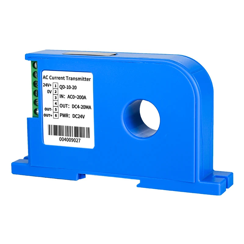 AC DC 0-600A Current Sensor 4-20mA 0-10V RS485 20mm Close Loop Current Transducer High Accuracy Hall Effect Current Transmitter