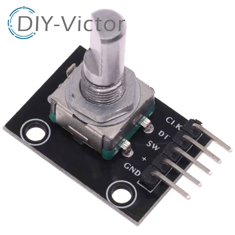 10pcs/lot 360 Degrees Rotary Encoder Module Brick Sensor Switch Development KY-040