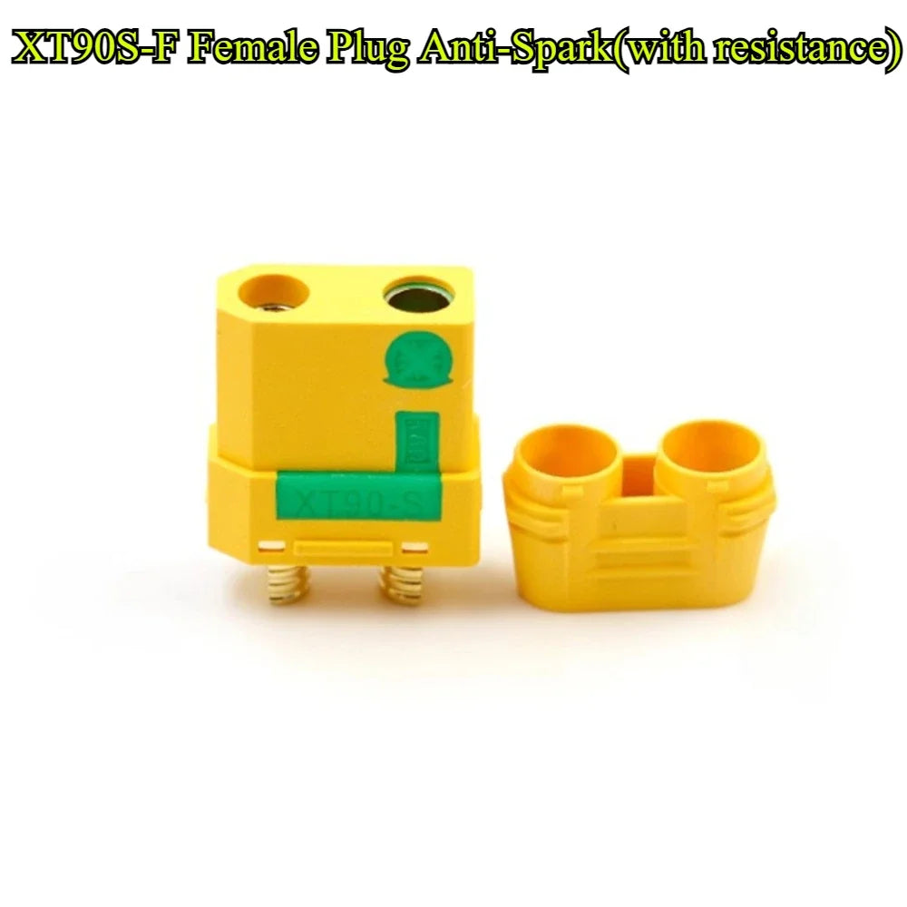 1/2/3/5Pcs XT90S Anti Spark Connector Amass XT90-S XT90H-M Plug Connector Anti-Spark Male Female Adapter For RC Car Lipo Battery