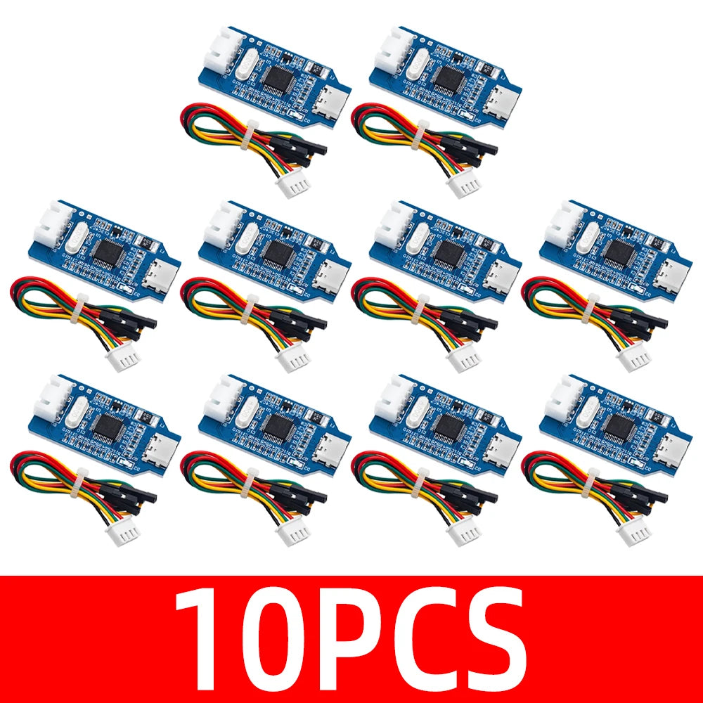 1~10PCS Compatible For j-link OBS ARM simulation debugger SWD programmer STM32 download Jlink generation V8