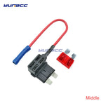 M/S/Mini ATM Auto Fuse Adapter Tap Dual Circuit Adapter Holder For Car Auto Truck With Blade Auto Fuse