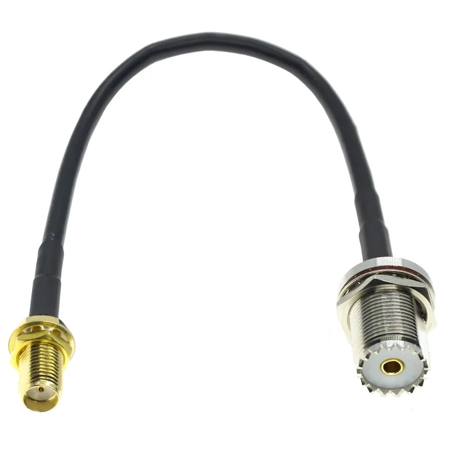 RG58 UHF PL259 SO239 TO SMA Male Female Plug Jack Crimp Coaxial Connector RF pigtail Jumper antenna extension wire Coax cable