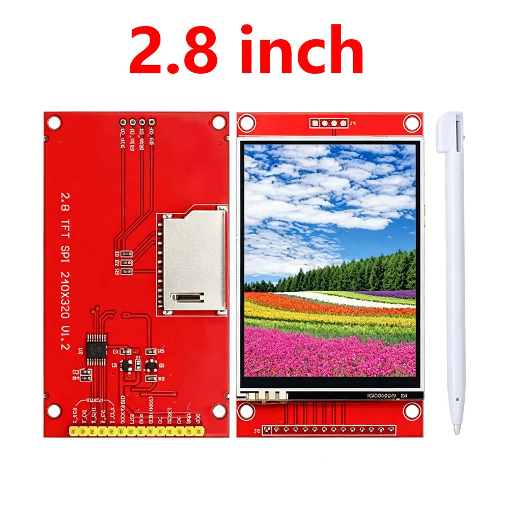 2.8 Inch 240x320 2.8" SPI TFT LCD Touch Panel Serial Port Module ILI9341 / ST7789V SPI Serial Display With/Without Touch