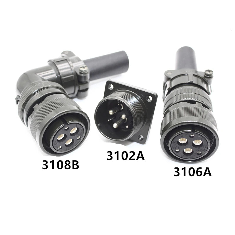 Aviation Plug MS3108B MS3106A MS3102A 18-10S 20-4S 20-15S 20-18S 20-29S 22-22S 24-10S 24-11S Servo Motor Panel Metal Connector