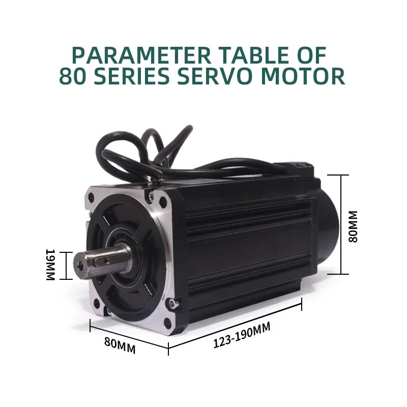 AASD-15A Driver 80ST-M02430 AC Servo Motor Kit  2.39N 750W 3000rpm 220V Single-Phase Ac Drive DIY Precision Simulators  ﻿