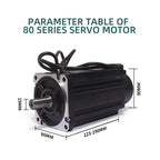 AASD-15A Driver 80ST-M02430 AC Servo Motor Kit  2.39N 750W 3000rpm 220V Single-Phase Ac Drive DIY Precision Simulators  ﻿