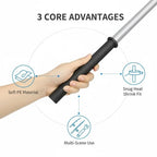 1.6m/piece Anti-slip Heat Shrink Tube Diameter 18~40mm Solid Color Insulated Waterproof Cover Case Non-slip Wrap for Fishing Rod
