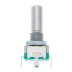5pcs Rotary Encoder Code Switch EC11 Audio Digital Potentiometer With Switch 5Pin Handle Length 20mm