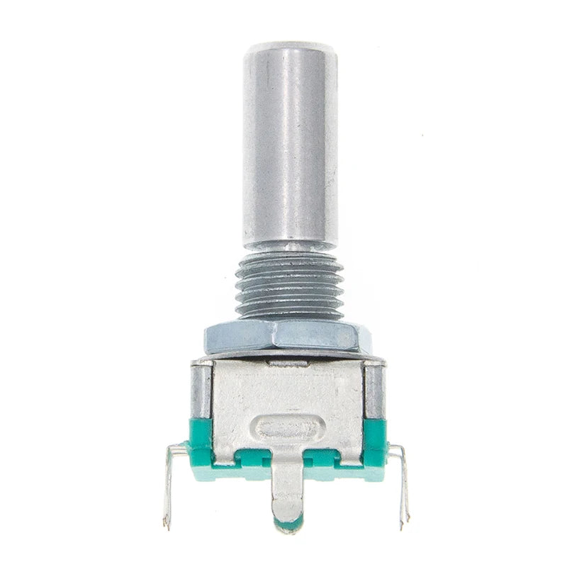 5pcs Rotary Encoder Code Switch EC11 Audio Digital Potentiometer With Switch 5Pin Handle Length 20mm