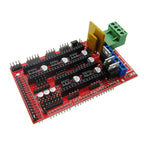 1pcs Mega 2560 R3 + 1pcs RAMPS 1.4 Controller + 5pcs A4988 Stepper Driver Module /RAMPS 1.4 2004 LCD Control for 3D Printer Kit