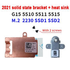 New SSD Bracket Storage Card Heatsink For DELL G15 5511 5510 5515 M.2