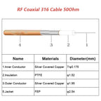 RF Coaxial RG316 Cable 4Hole Flange N Female to MMCX / MCX Male90°  Connector Extension Splitter Router GPS GPRS Wire Connecter
