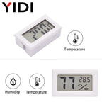 LCD Digital Indoor Outdoor Thermometer Thermo Hygrometer Probe Tester Incubator Aquarium Temperature Humidity Meter Sensor Gauge