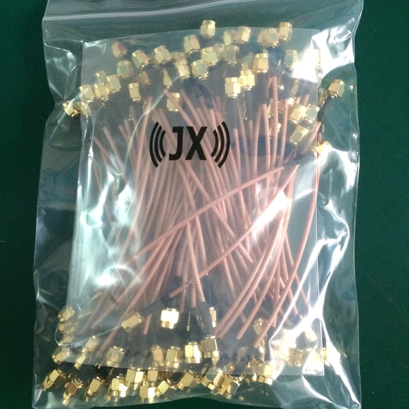 5PCS SMA Male to SMA Male Plug Jack RF Connector Pigtail Extension Cable RG316 Coax Jumper Cable 10cm 15cm 20cm 30cm 50cm 1FT