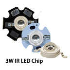 1-10pcs IR LED 3W 5W 1050nm High Power Infrared Chip 1.2-1.8V 700mA 1400mA Diode Light Laser Lamp for Night Vision CCTV Camera