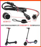 GX16 3Pin Plug for Lithium Battery Electric Scooters Aviation Charging Port 3 Pin Charger Output Cable 220V Waterproof Dust-pro