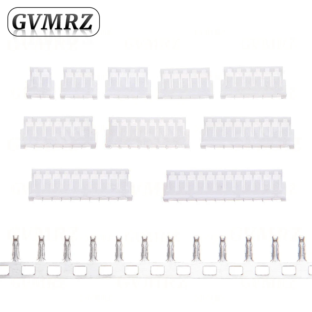 100PCS JST XH2.54 ZH1.5 PH2.0 1.25 MM Terminals Plastic Shell Male Plug Female Socket Wire Connector 2.54 2P 3P 4P 5P 6P 7P
