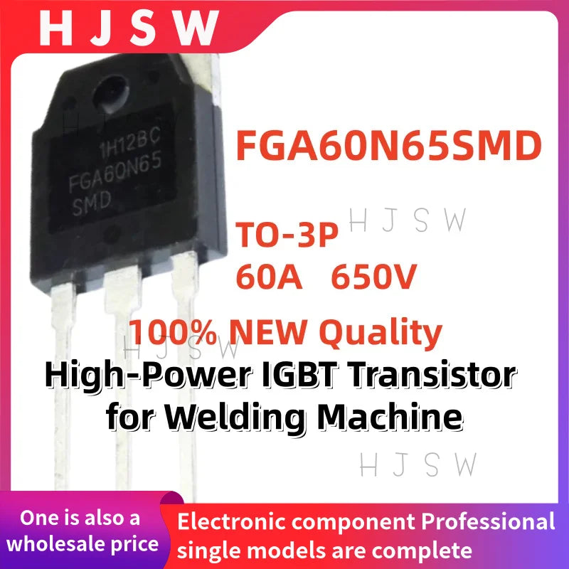 5/10/20PCS 100% Brand New and Quality FGA60N65SMD FGA 60N65SMD FGA60N65 60N65 TO-3P 60A 650V IGBT Power Transistor