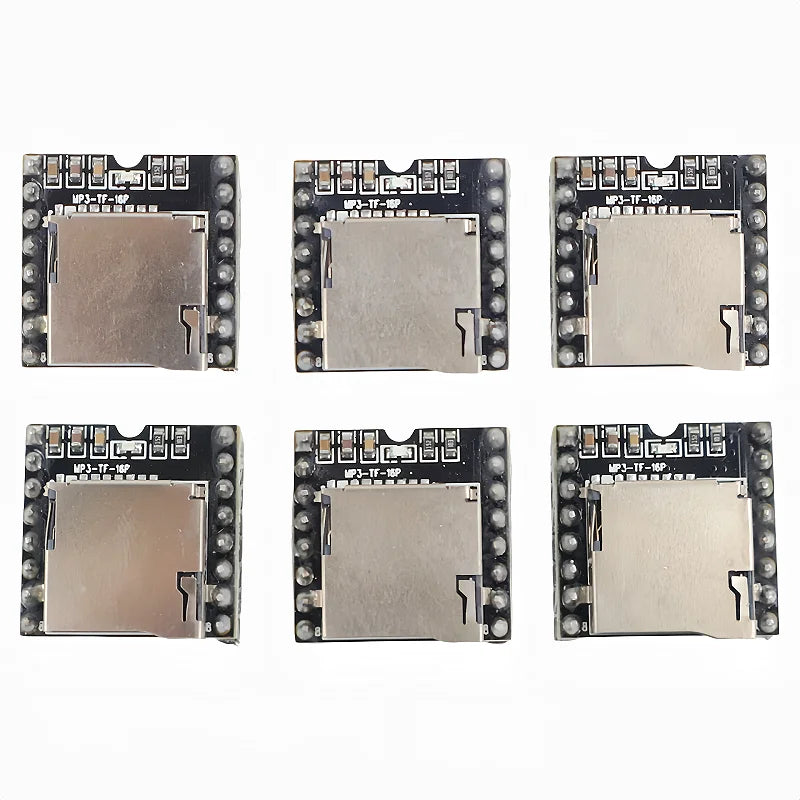1-10PCS Mini MP3 Player Module V3.0 16P TF Card U Disk Mini MP3 DF Player Audio Voice Module Board For Arduino