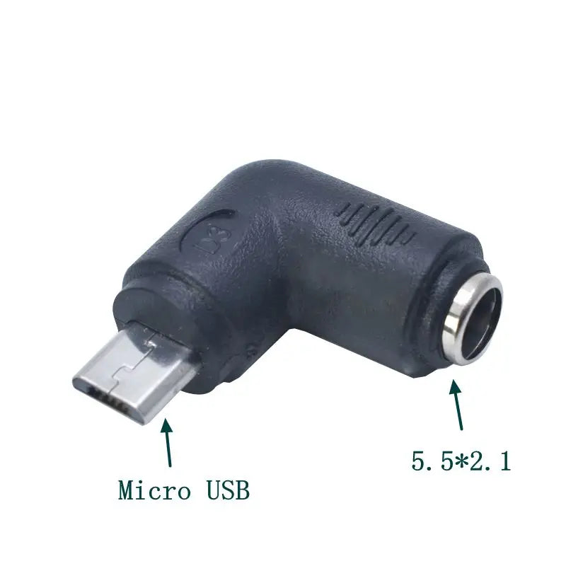 Common DC Power Male to Female 6.0*4.4 / 4.0x1.7 / 3.5*1.3 / 5.5*2.5 To 5.5*2.1 Plug Converter Notebook Laptop Adapter Connector