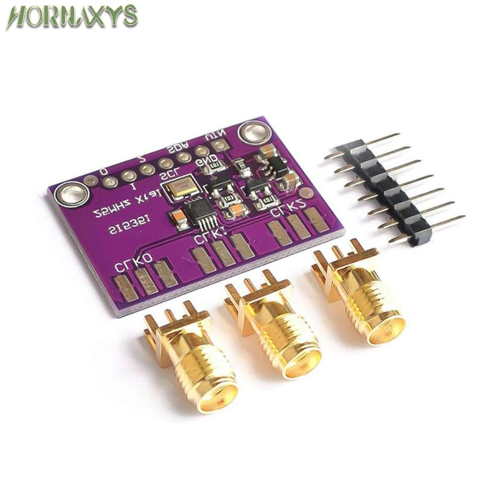 10/1PCS Si5351A Si5351 I2C Clock Generator Breakout Board Module 8KHz-160MHz Signal Generator for Arduino DC 3V-5V