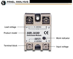 Rele 12V Relay Solid State SSR Module 5V 24Vdc Voltage 24V Relè Switch Relé 12 V 3V Reley Contactor Heatsink 40 DD 10A 40A DC