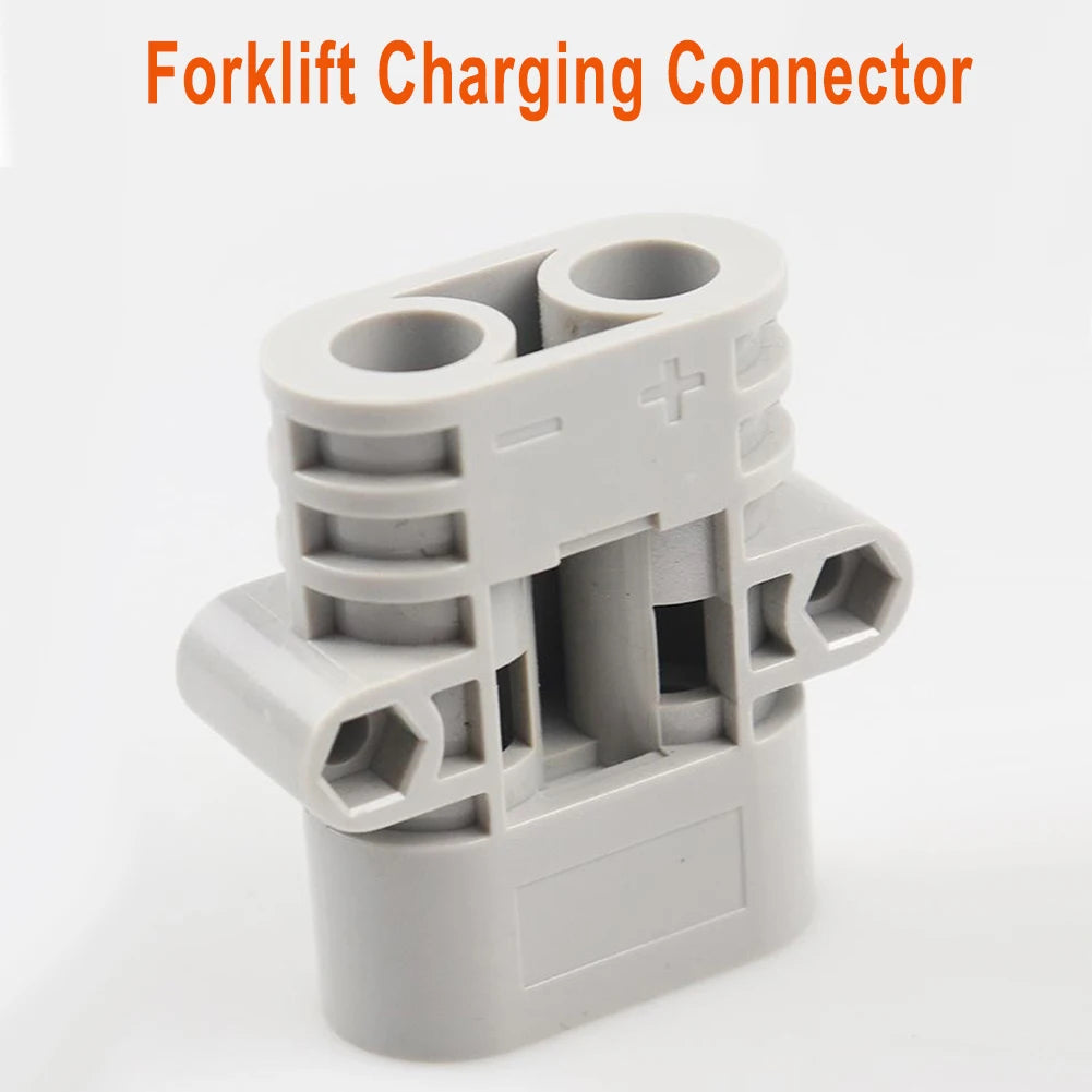 Pair Of FOR Anderson 50 Amp 600V 6 Grey Forklift Cable Power Connectors Good Electrical Conductivity Easy To Connect Tool