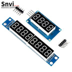 Snvi TM1637 4 Bits MAX7219 8 bit Digital LED Display Module 7 Segment 0.36Inch Clock RED Anode Tube Four Serial Driver