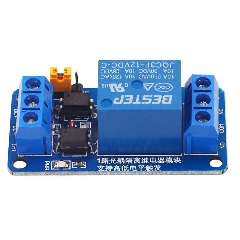 3.3V 5V 12V 24V 1 Channel Relay Module High and Low Level Trigger Relay Board Optocoupler Isolation for  Raspberry Pi