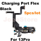 Wholesale Charging Port Flex Cable for iPhone 16 15 14 13 Pro Max USB Dock Charger Connector With Microphone Flex Cable Ribbon