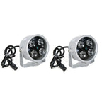 2023 4 Array LEDs IR Illuminator Light 850nm Infrared Waterproof Night Vision CCTV Fill Light DC 12V For CCTV Security Camera
