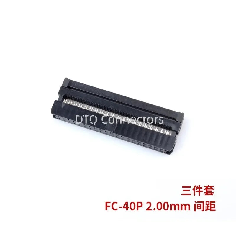 10Pcs 2.0 2mm Pitch FC 2X3/4/5/6/7/8/10/12/13/15/17/20/25 Pin IDC Female Header Socket Connector For 1.0mm Flat Cable