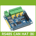 Waveshare Isolated RS485 CAN HAT (B) For Raspberry Pi, 2-Ch RS485 and 1-Ch CAN, Canbus, for Raspberry Pi 5/4B/3B
