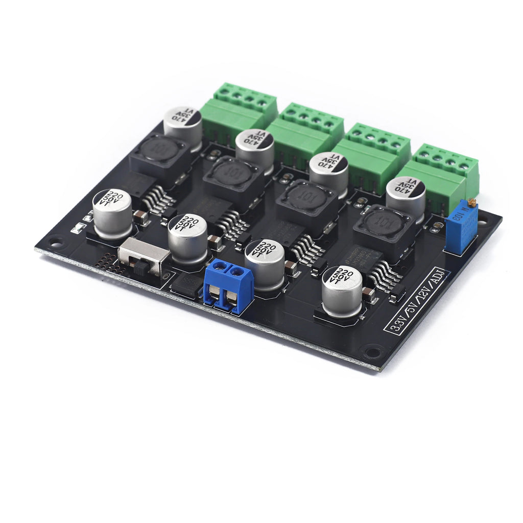 LM2596 Multi Channel Switching Power Supply 3.3V/5V/12V/ADJ Adjustable Voltage Output Power Supply Module