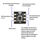 MS4030 Omnidirectional Microphone Module MEMS I2S Supports ESP32 INMP441 60Hz-15kHz  for Various Voice Capture Scenarios