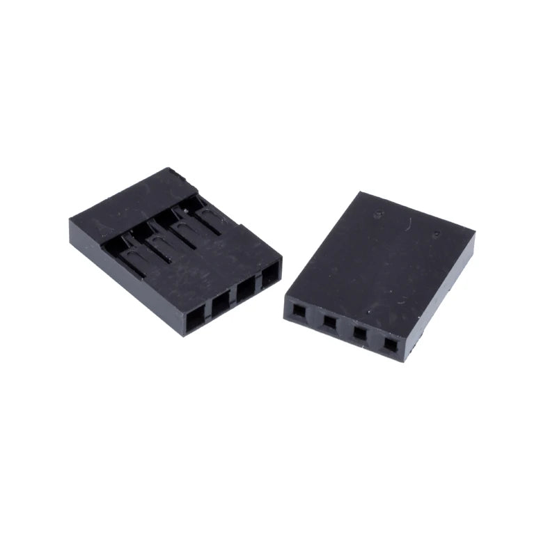 10/50Sets 2.54mm Single Row Dupont Connector 1-10Pin Plastic Housing Plug With Female Crimp Terminals