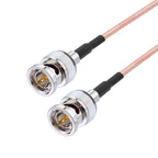 RG179 Cable 75 Ohm BNC Male Right Angle to BNC Male Plug Connector Adapter for Video Camera SDI Camcorder HD-SDI/3G-SDI/4K/8K