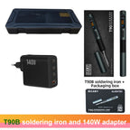 ALIENTEK T90 Soldering Iron PD3.1 140W Adjustable Temperature 80-450℃ Precision Welding Solder Kit T245 T210 Welding Tool