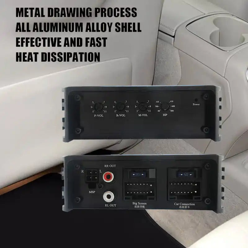 6 Channel Car Amplifier DSP Amplifier Car Audio System Dedicated Android Large Screen System, Amplified Woofer Lossless Upgrade