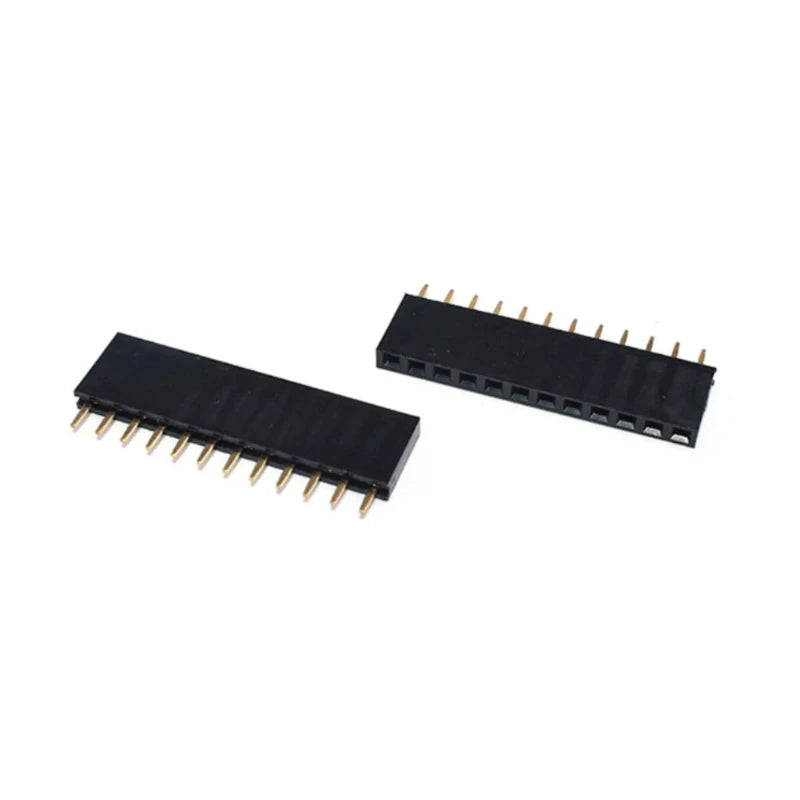 10PCS Single Row Female 2.0mm 1x2/3/4/5/6/7/8/10/20/40Pin Header Connector 2mm Pitch Strip For Arduino PCB