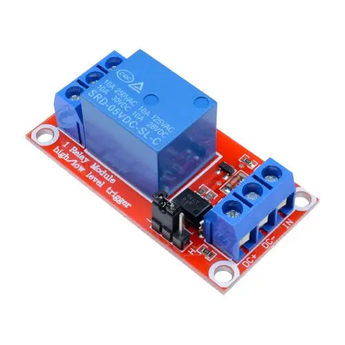 DC5/9/12/24V Single Channel Relay Module Smart Switch  With Optocoupler Shield High/Low Level Trigger Power Module for Arduino