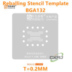 Amaoe BGA Reballing Stencil Template For SSD NAND Flash Memory Chip IC BGA132 BGA316 BGA152 Positioning Solder Plate Tin Net