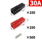 10/50/100/500 Pcs Plug -30A Amp 600V Power Marine Connector Pole For Powerpole Interlocking Plug Terminals